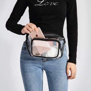 2026Fanny Pack Waterproof Transparent pvc Belt Bag Clear Fanny Pack Waist Bag